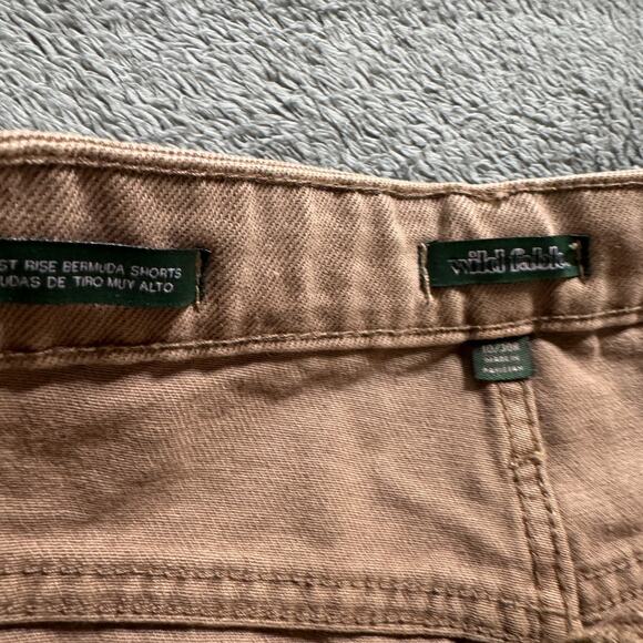 Wild Fable Highest Rise Bermuda Shorts NWT Size 10 30" Brown Distressed - Picture 4 of 9